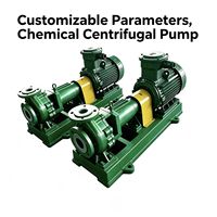 Bomba Centrífuga Química con Revestimiento de Flúor, 2.2KW, Acero Inoxidable con Motor, Certificación ISO, Personalizable para la Industria Química