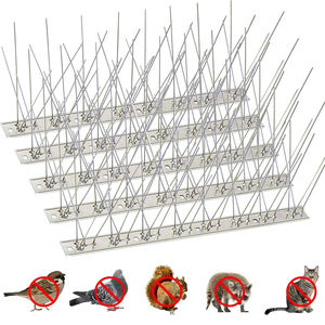 Paku pengusir burung baja tahan karat mudah digunakan, solusi pengendalian hama Anti burung - Product Image 1