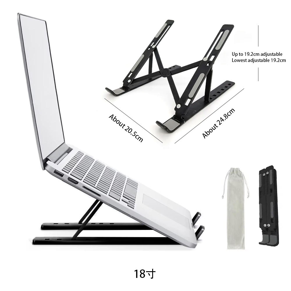 18  quot;(20.5*25*19.2cm for computers up to 17.3 quot;)Black