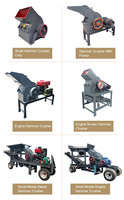 Broyeur à marteaux pour l'extraction d'or en Chine, concasseur, moulin à sable, broyeur de briques, ciment, charbon, terre, sol avec composants essentiels : moteur et roulement