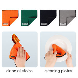 Toallas de <span class=keywords><strong>microfibra</strong></span> gruesas al por mayor para secar platos, <span class=keywords><strong>toalla</strong></span> de cocina personalizada para uso doméstico con diseño de gofre para limpieza - Product Image 2