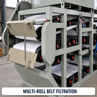 Presse à filtre à bande pour le traitement des eaux usées et la déshydratation des boues de dragage fluvial avec récupération de minéraux fins