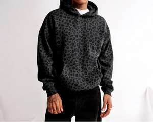 เสื้อฮู้ดพิมพ์ลาย 3 มิติ ข้ามพรมแดน สำหรับผู้ชายและผู้หญิง เสื้อแขนยาวลายพราง ลายใบเมเปิลและกิ่งไม้ ทรงหลวม - Product Image 6