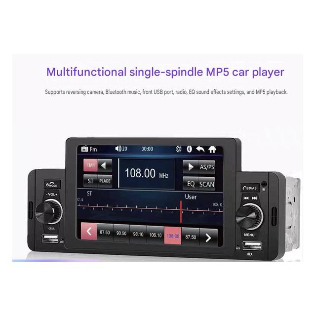 Ultra HD 4.3-Inch Large Screen Multifunctional Single-Spindle MP5 Car Player DVD with Android OS Connectable to USB Flash Drive