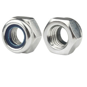 Din982/985 Nylon chèn Hex cap lớp 4/8/10 khóa <span class=keywords><strong>NUT</strong></span> màu xanh trắng kẽm mạ chống khóa & <span class=keywords><strong>t</strong></span>ự khóa <span class=keywords><strong>NUT</strong></span> - Product Image 3