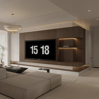 Meuble TV en bois moderne de luxe personnalisé Aige, écologique et multifonctionnel, pour salon et chambre à coucher