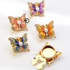 Cubiertas de botones de aleación de moda, gemelos, botones de cuello, forma cuadrada, accesorios de ropa decorativos dorados, mangas - Product Image 6