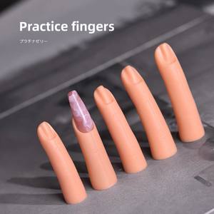 <span class=keywords><strong>Silicone</strong></span> Manucure <span class=keywords><strong>Faux</strong></span> <span class=keywords><strong>Doigt</strong></span> Pratique Moule Imitation Invité <span class=keywords><strong>Doigt</strong></span> pour Novice Débutants Affichage Plug-In Main Siège - Product Image 6