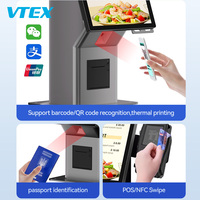 Kiosque en libre-service modulaire 15,6 21,5 23,8 pouces Écran tactile tout-en-un Paiement Android Win OS Affichage publicitaire Système de point de vente