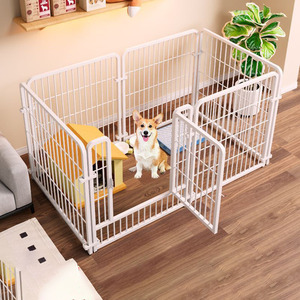 Clôture pliable en fil d'acier de style moderne fabriquée en Chine, grande clôture en métal pour chiot, parc pour animaux de compagnie, matériau en fer, course libre - Product Image 1