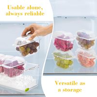 Organisateur de condiments en plastique réfrigéré pour garnitures alimentaires, plateau de service élégant pour buffets