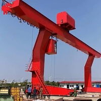 Pont roulant monopoutre électrique de type L pour extérieur, capacités 10, 15, 16, 20 et 32 tonnes