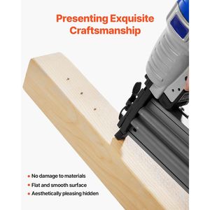 Clavos de acabado de hierro galvanizado de calibre 16 DB, clavo recto de 2 pulgadas con vástago liso, punta de cincel para embalaje de cartón de 2500 unidades - Product Image 4