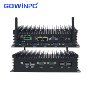Mini PC industrial con montaje en riel DIN J6412, triple LAN, cuatro núcleos, Windows 10, HDMI/VGA, 6XCOM, i5-6200u, i7-8550u, 4k, 12-36v - Product Image 5