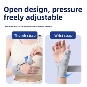 <span class=keywords><strong>Attelle</strong></span> de soutien respirante et souple <span class=keywords><strong>pour</strong></span> poignet et doigts, immobilisateur <span class=keywords><strong>pour</strong></span> tendinite du pouce, blessures articulaires, entorses, douleurs et fractures - Product Image 4