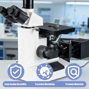 Microscópio Invertido Triplo 1250X para Uso em Laboratório, Equipamento de Análise de Imagem de Alta Precisão e Alta Definição - Product Image 3