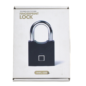 YH2592 Cadenas intelligent à <span class=keywords><strong>empreinte</strong></span> digitale et antivol personnalisé, déverrouillage sans mot de passe pour valise, bagages, sac à dos avec serrure intelligente pour les douanes - Product Image 1