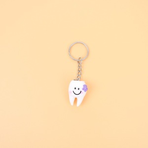 Llavero con forma de diente, de plástico y aleación de zinc, regalo portátil para la inauguración de una clínica dental - Product Image 5