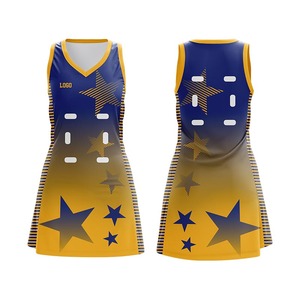 Custom Netball Uniform Dress with Team Names and Number Prints - Product Image 6