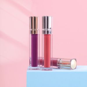 Brillo Labial Líquido Personalizado al por Mayor MLM, Bajo MOQ, Alta Calidad, Resistente al Agua, con Saborizante, Etiqueta Privada, Vegano, Color Rosa, Efecto Voluminizador - Product Image 2