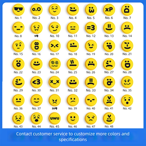 Llavero con Forma de Teclado, Impreso en 3D, Botón Novedoso, Juguete Antiestrés, Divertido y Bonito, Llavero de Plástico con Carita Sonriente, Regalo - Product Image 3