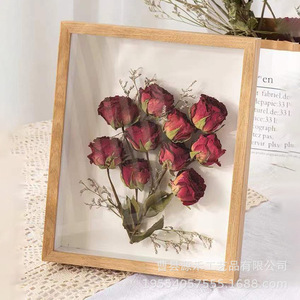 <b>Wooden</b> dried flower <b>picture</b> <b>frame</b>, hollow storage, DIY 3D handmade display stand, clay artwork <b>picture</b> <b>frame</b> manufacturer - Product Image 2