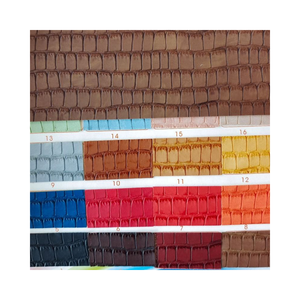 Campione gratuito copridivano in pelle sintetica in PVC e <span class=keywords><strong>coprisedili</strong></span> <span class=keywords><strong>per</strong></span> <span class=keywords><strong>auto</strong></span> lavorati a maglia e <span class=keywords><strong>imbottiti</strong></span> con motivo in rilievo <span class=keywords><strong>per</strong></span> uso decorativo e borse - Product Image 5