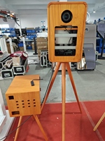 Maßgefertigte Fotobox mit 15,6-Zoll-LCD-Bildschirm, 1920x1080 Auflösung, App-/Fernbedienungs-/Tastensteuerung und Automatischem Fotodrucker für Gewerbliche Veranstaltungen