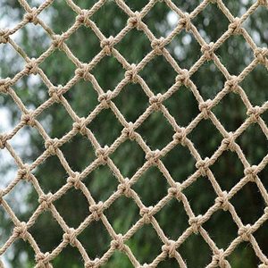 Jute-Seil Dekoratives Netz Hanfseil Gartenzaun-Schutz Schaukelnetz - Product Image 4