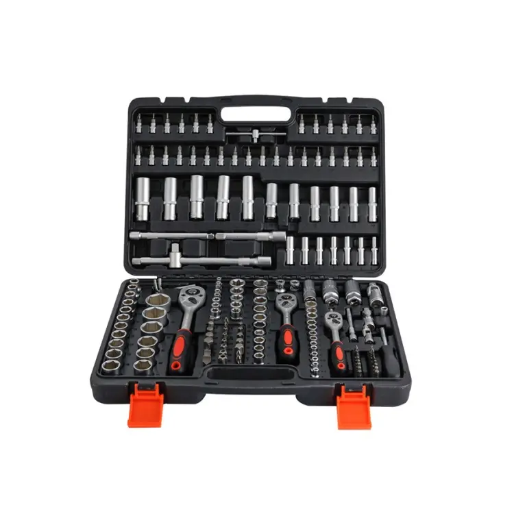 Nhà Máy Bán Buôn 172Pcs Bảo Trì Xe Và Công Cụ Sửa Chữa Với Ratchet Cờ Lê Ổ Cắm Bộ