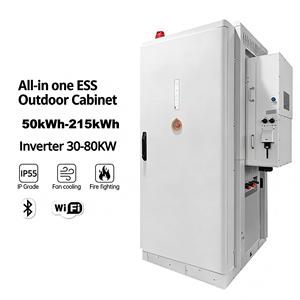 bibo 100kwh 200kwhEnergy storage system battery and <b>outdoor</b> integrated inverter, and lithium battery <b>cabinet</b> - Product Image 1
