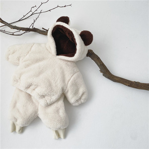 Ensembles de vêtements pour bébés garçons, enfants en bas âge, vêtements pour bébés unisexes, vêtements pour nouveau-nés, vêtements d'hiver chauds pour bébés en coton biologique - Product Image 4