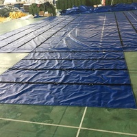 Bâche en PVC verte, bâche en maille étanche et résistante aux UV, robuste, pour couvertures de camion, 100%