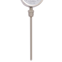 Thermomètre bimétallique tout en acier inoxydable, thermomètres numériques, antichocs, instrument de mesure de la température, jauge de thermomètre à eau