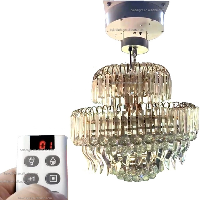 40kgs Loading Weight Indoor Modern Pendant Lamp Remote Control Grow Lighting Hoist Chandelier Light Duty Lifter