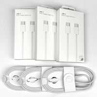 Cable USB Tipo-C a Tipo-C de 60W 20W 35W al por Mayor para iPhone 15/16/17 Pro Max, Carga Rápida para iOS y Computadora