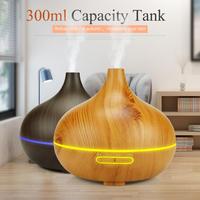 Diffuseur ultrasonique d'huile essentielle de grain de bois, humidificateur ultrasonique, 300ml, vente en gros, prix en gros