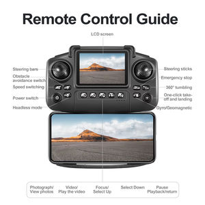 Dron E88 Pro Max de Fábrica con Cámaras Duales, Pantalla HD, Control Remoto, LED, Plegable, Quadcopter, Juguete, UAV Mini 4K para Principiantes - Product Image 2