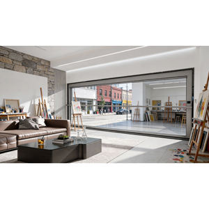 Fenêtres coulissantes verticales automatiques modernes XiaoDe, résistantes aux ouragans, fenêtres électriques intelligentes à levage et glissière pour villa et appartement - Product Image 4