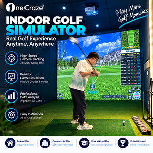 Simulador de Golf AR Sport Impact Screen, Juego de Golf de Proyección Interactiva Virtual, Equipo de Entrenamiento Deportivo para Interiores - Product Image 1