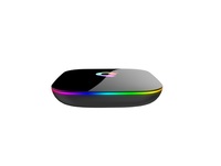 Récepteur TV satellite Allwinner H6, Android 9.0 OS, lecteur multimédia en streaming TV Internet, noir, Smart Wifi Q Plus, boîte TV