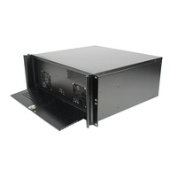 Chasis de Servidor en Rack 4U con Ventiladores Frontales de 380 mm, Chasis de Servidor de Computación en la Nube con Bloqueo para Aplicaciones Industriales