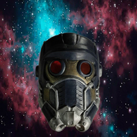 Máscara de Superhéroe Black Series Casco Electrónico de Star-Lord para Cosplay Disfraz de Halloween Equipo de Guardianes de la Galaxia