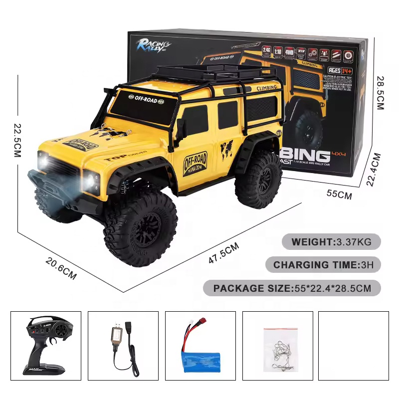 All Terrain HB Toys ZP1005 1:10 Scale 4WD RC Trail Truck
