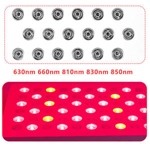 แผงไฟบำบัดด้วยแสงสีแดง สำหรับโรงพยาบาล ร้านเสริมสวย ไฟ LED อินฟราเรดแบบแถวใหญ่ สำหรับฟื้นฟูผิว แสงอินฟราเรดแบบเต็มตัว - Product Image 5