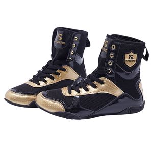 Chaussures de boxe professionnelles pour homme et femme, bottes de haute qualité, personnalisées, à faire soi-même - Product Image 4