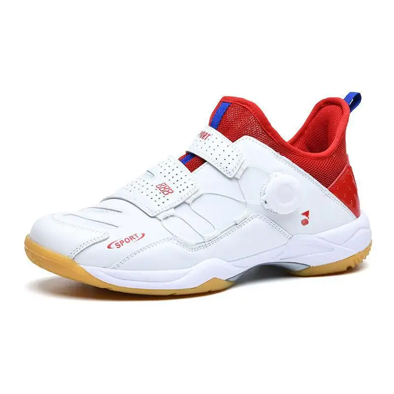 2023 Oem Indoor Sports Badminton Shoes For Men High Grade Synthetic Leather Shoe Sports Boots Lawn Tennis