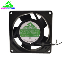 Ventilateur axial AC étanche 9238 110V 220V 380V, anti-poussière, 92x92x38mm, pour ventilation et refroidissement de cabinet extérieur