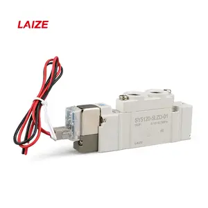 HIgh Quality SMC Type SY Solenoid Valve SY5120-3LZD-01 4LZD 5LZD 6LZD Single Electronic Pneumatic Electric Control