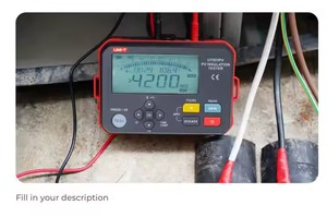 UT503PV Измеритель Высокого Напряжения megohm умный электрик качающийся метр фотоэлектрический тестер сопротивления изоляции - Product Image 3